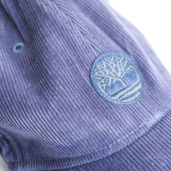 Timberland Blue Corduroy Cap One Size 100% Cotton Snapback Camping Outdoors 90s - Picture 5 of 5